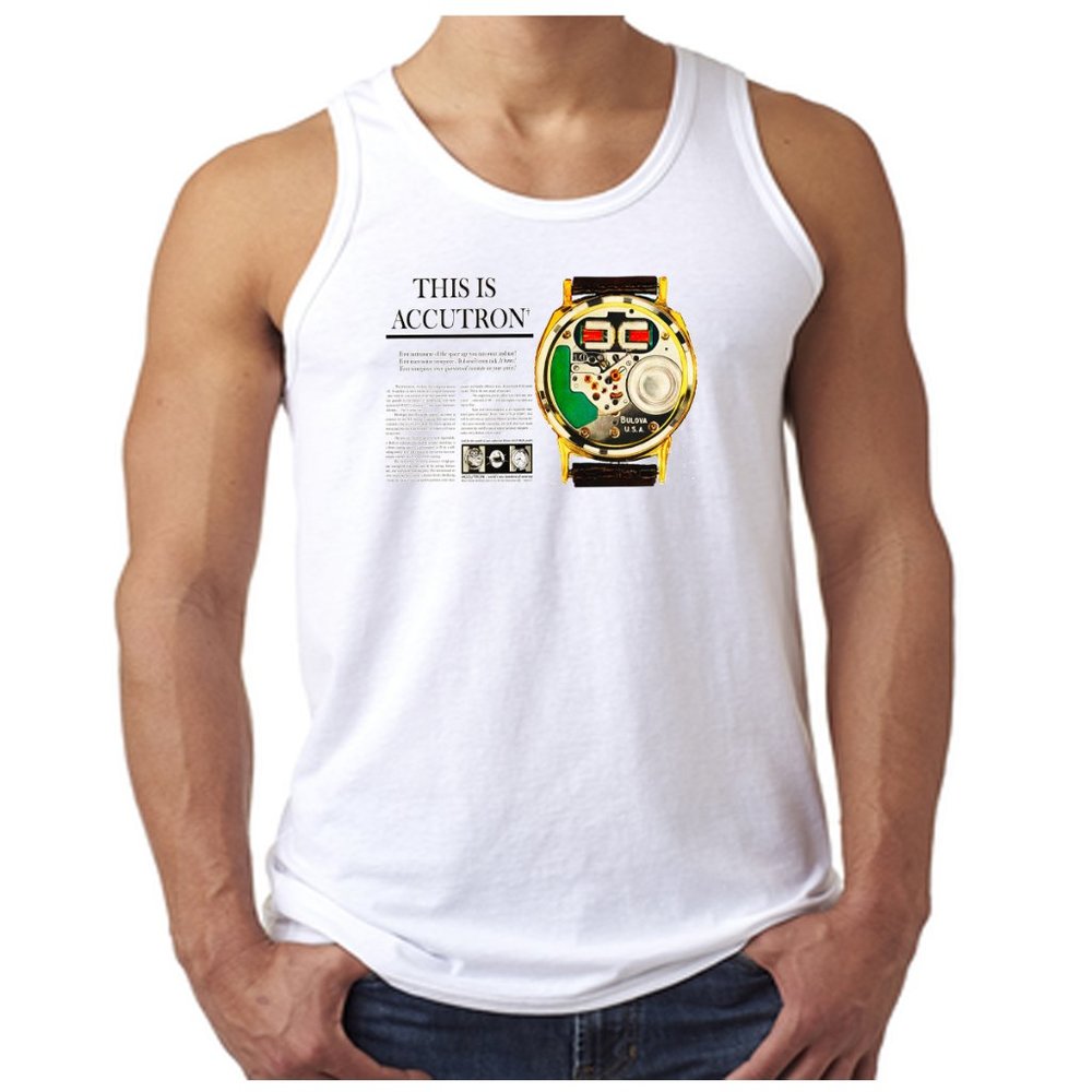 ACCUTRON WATCH TANK TOP, COOL, MENS SIZES S-3XL T-4